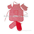 striped apron